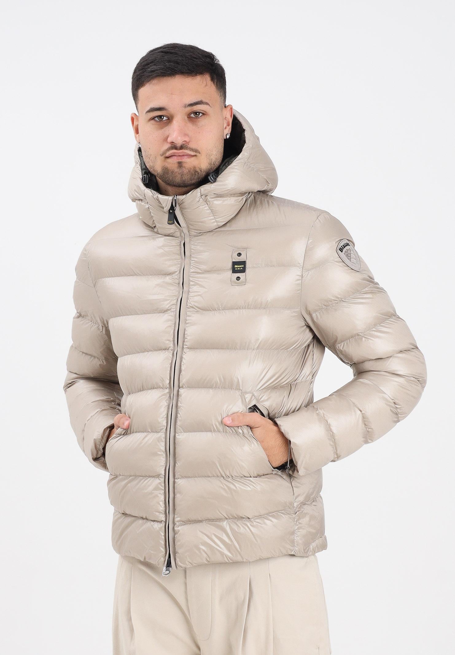 BLAUER Piumino ADAMS beige da uomo 25WBLUC02079-005958 301TE BLAUER 