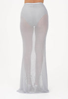 TWENTY FOURHAITCH Gonna lunga grigia da donna con micro strass A0089ARG62P AR TWENTY FOURHAITCH 