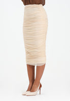 ALMA SANCHEZ Gonna midi Gaderme burro da donna AS2526081RT 059 ALMA SANCHEZ 