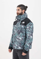 THE NORTH FACE Giacca a vento DryVent™ Mono Mountain da uomo con fantasia verde e nera NF0A88XF87A1  THE NORTH FACE 