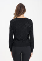 ELISABETTA FRANCHI Cardigan nero da donna con cristalli<BR/> MK26B56E2 188 ELISABETTA FRANCHI 