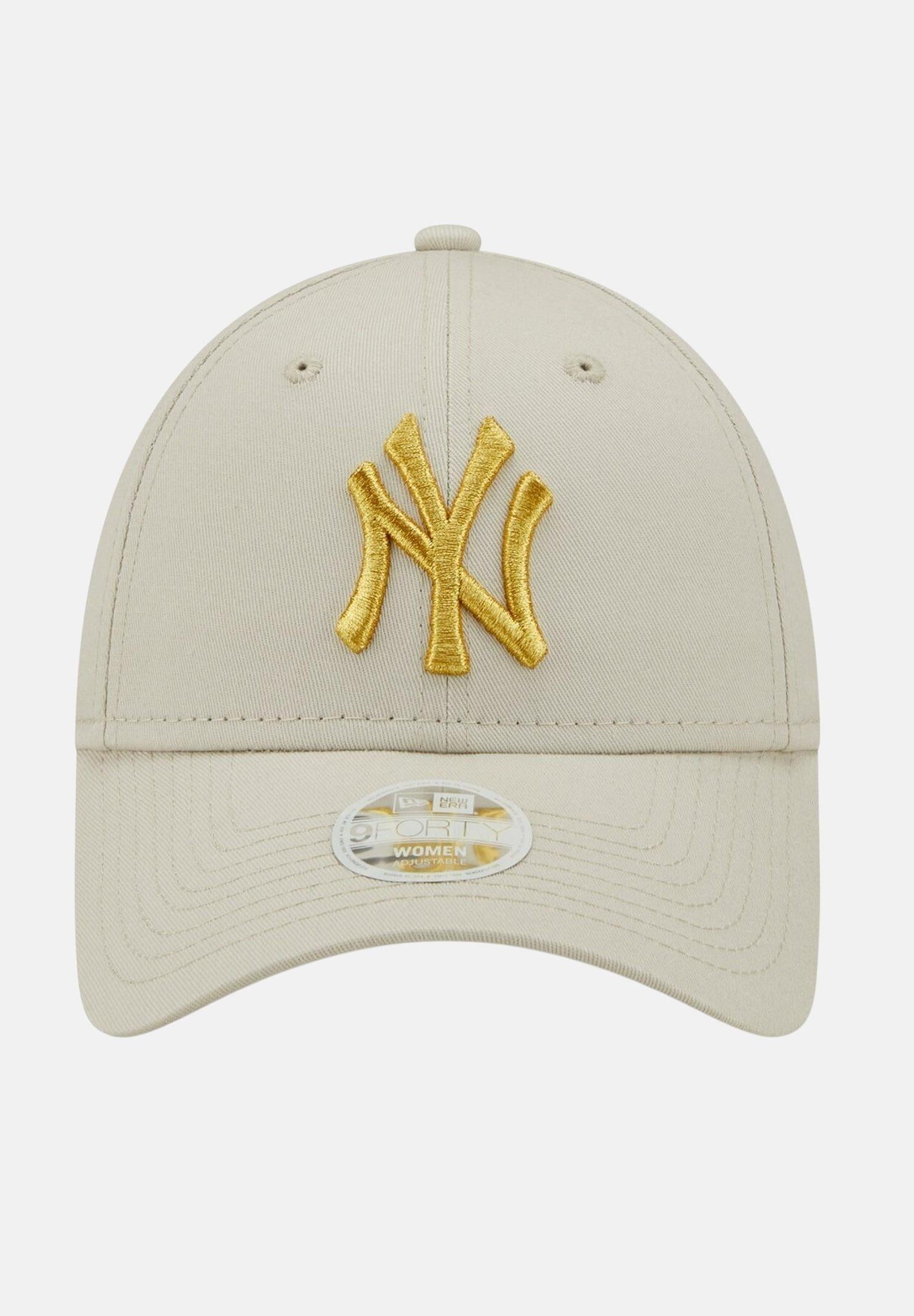 NEW ERA Cappello con visiera 9FORTY METALLIC beige per uomo e donna 60222491 . NEW ERA 