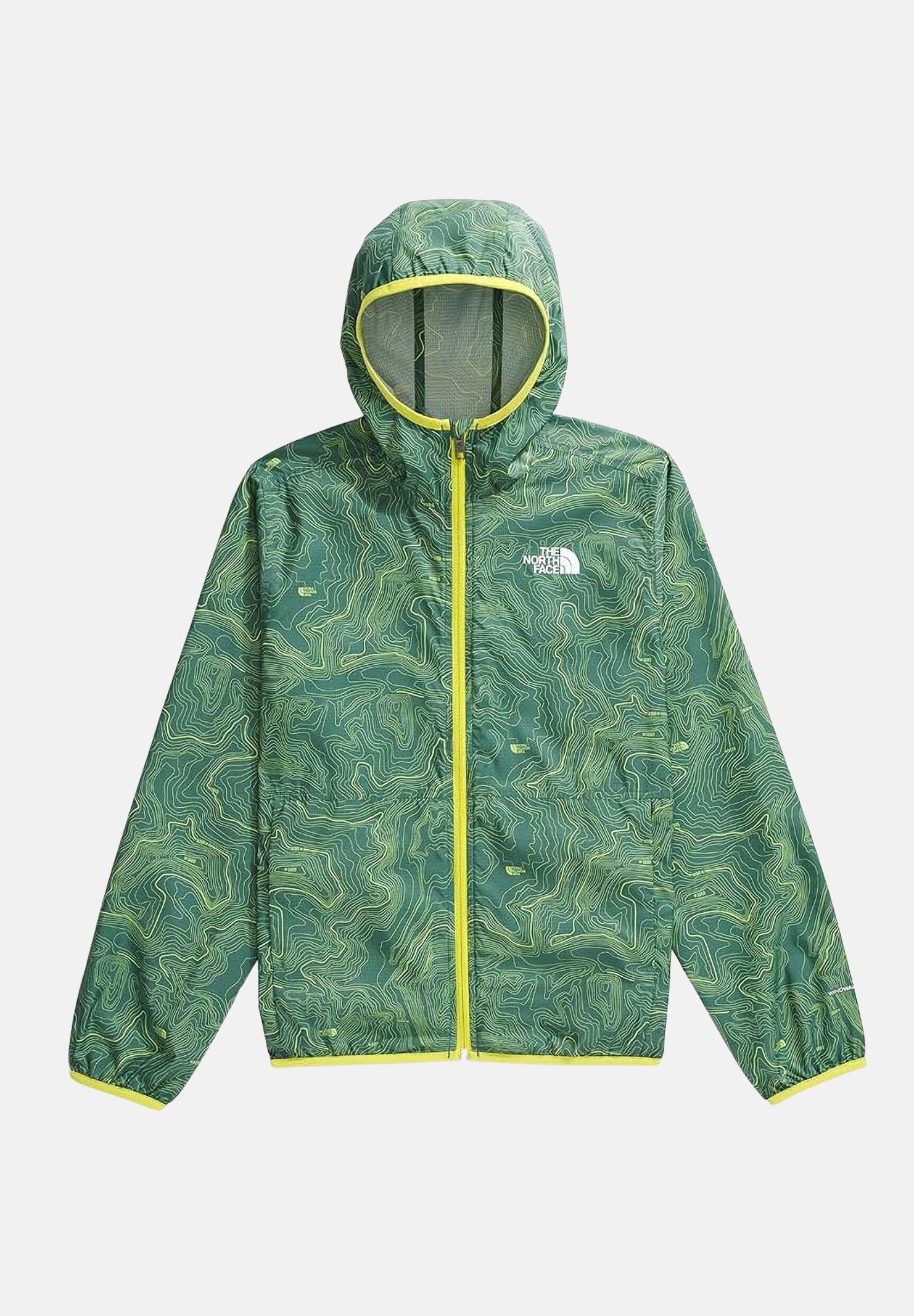 THE NORTH FACE Giacca a vento Cyclone verde per bambino e bambina NF0A8ANM64T1  THE NORTH FACE 