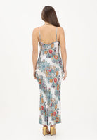 JUST CAVALLI Abito midi panna da donna con fantasia multicolore 80PAO925NS837 217 JUST CAVALLI 