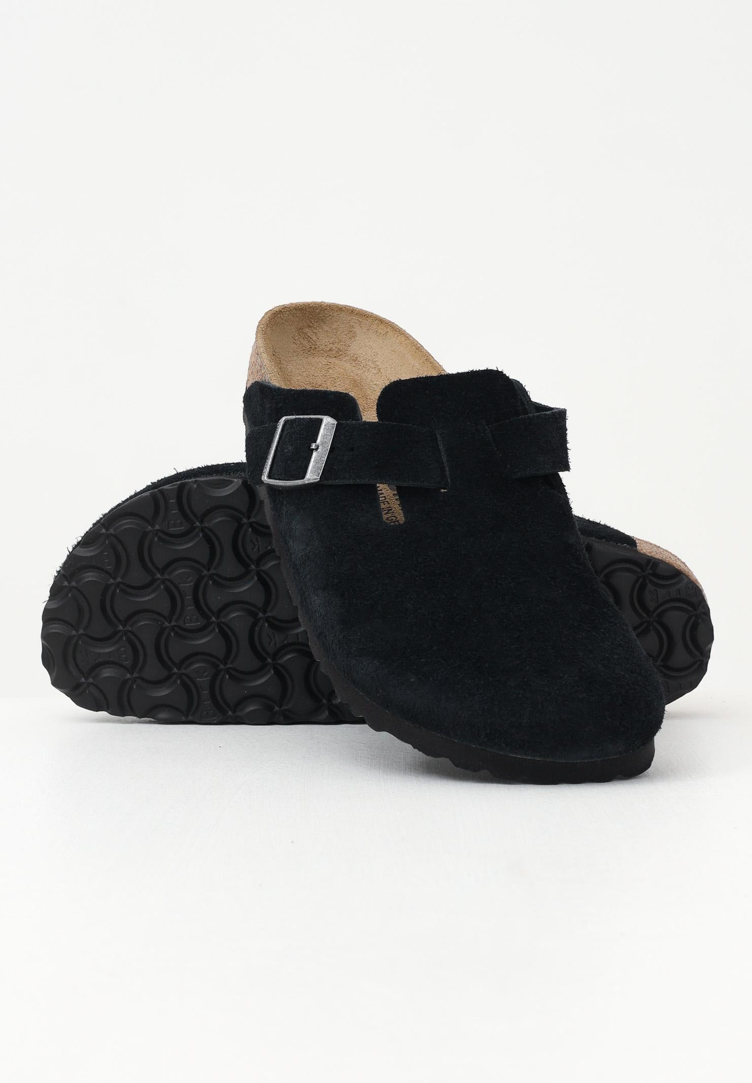 BIRKENSTOCK Ciabatte Boston nere per uomo e donna 1027067 . BIRKENSTOCK 