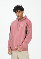 NEW BALANCE Felpa con cappuccio Essentials borgogna da uomo MT41511WAD  NEW BALANCE 