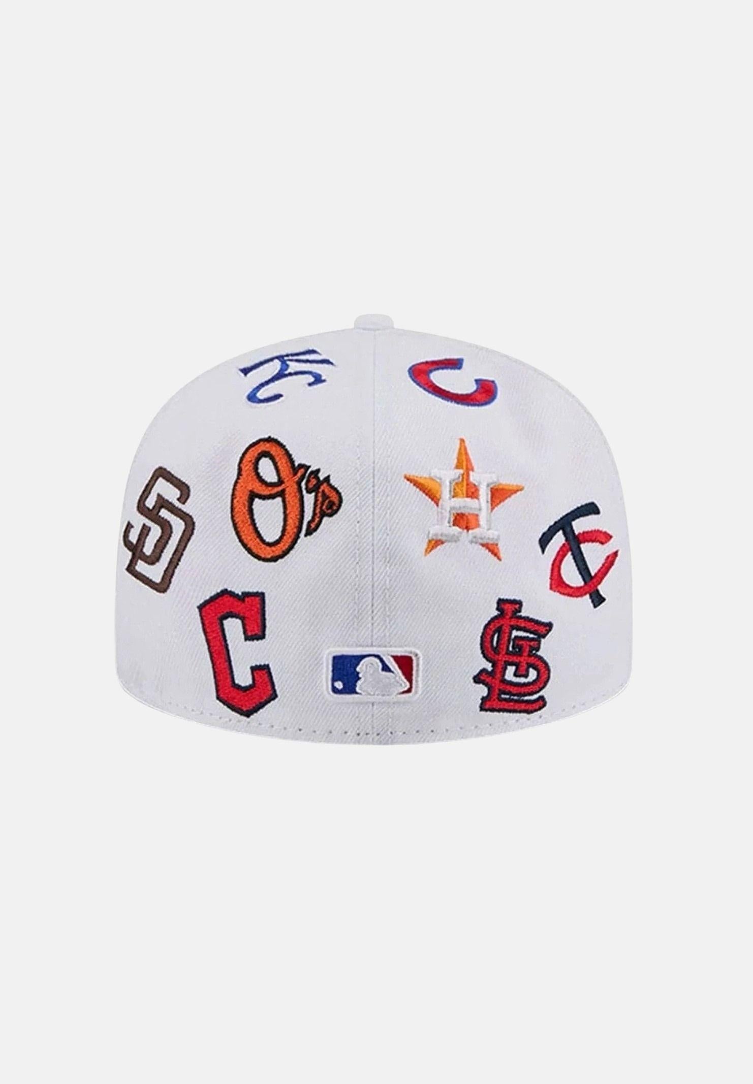 NEW ERA Cappello con visiera 59FIFTY Fitted MLB bianco per uomo e donna 60803293 . NEW ERA 