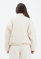 NEW BALANCE Bomber panna da donna con stampa logo WJ53500LIN . NEW BALANCE 