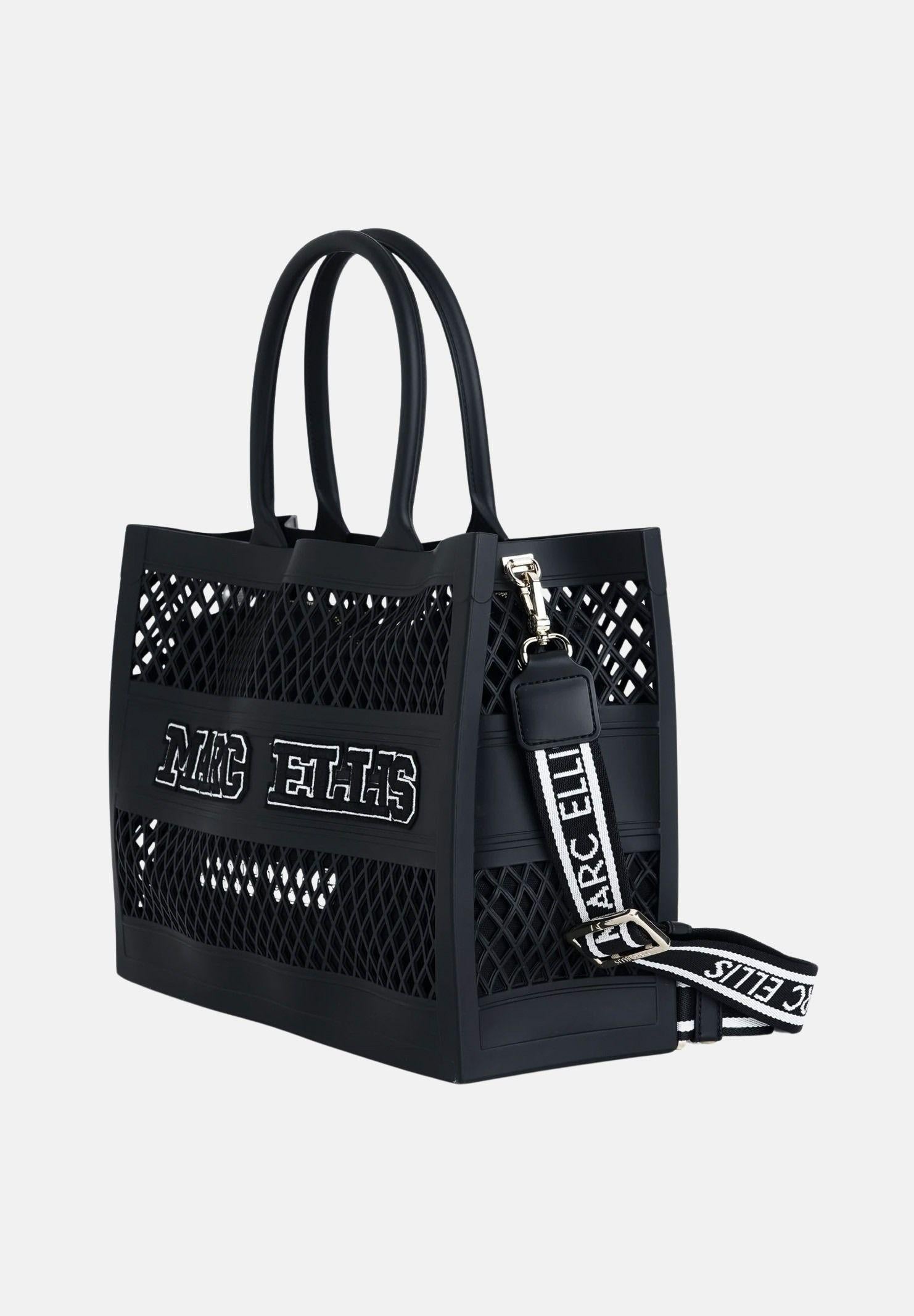 MARC ELLIS Shopper FLAT-SPONGE-M nera da donna FLAT-SPONGE-M BLLIGO MARC ELLIS 