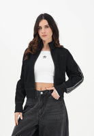 ADIDAS ORIGINALS Giubbotto Firebird in denim nero da donna KD2898 . ADIDAS ORIGINALS 