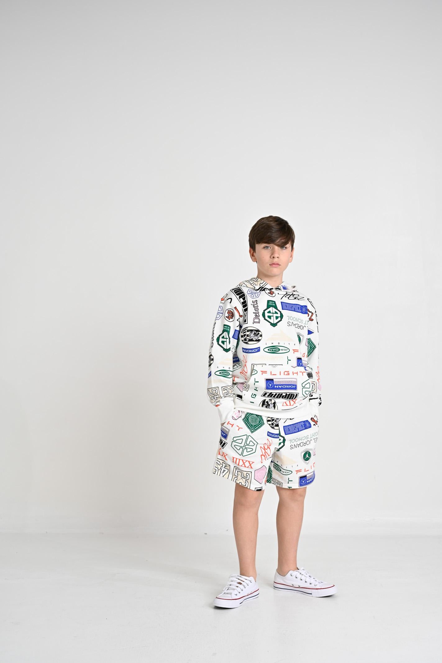 NIKE Shorts Essentials bianco da bambino 95D743 782 JORDAN 