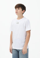 MAISON MARGIELA T-shirt a manica corta bianca per donna, ragazzi e bambini con logo M61022MM04I M6100 MAISON MARGIELA 