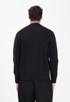 LACOSTE Cardigan nero da uomo con logo AH5177 031 LACOSTE 