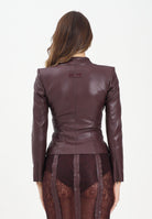 ELISABETTA FRANCHI Giacca bordeaux da donna con ganci gioiello GI18757E2 EA4 ELISABETTA FRANCHI 