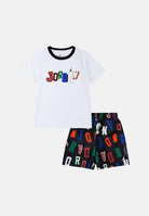 JORDAN Completino Court of Legends nero e bianco da neonato 65D705 023 JORDAN 