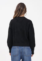 TOMMY JEANS Maglioncino girocollo nero da donna con logo DW0DW21782HEV  TOMMY JEANS 