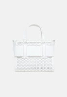 ARMANI EXCHANGE Borsa a mano bianca da donna con fibbia logo XW000392AF22626 U0011 ARMANI EXCHANGE 