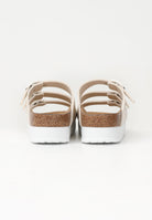 BIRKENSTOCK Ciabatte Florida III PAP Flex Platform panna da donna 1029751 . BIRKENSTOCK 