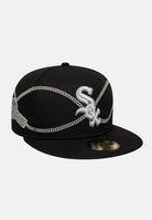 NEW ERA Cappello con visiera 59FIFTY Fitted Chicago White Sox MLB Chain Wrap nero da uomo 60691170  NEW ERA 