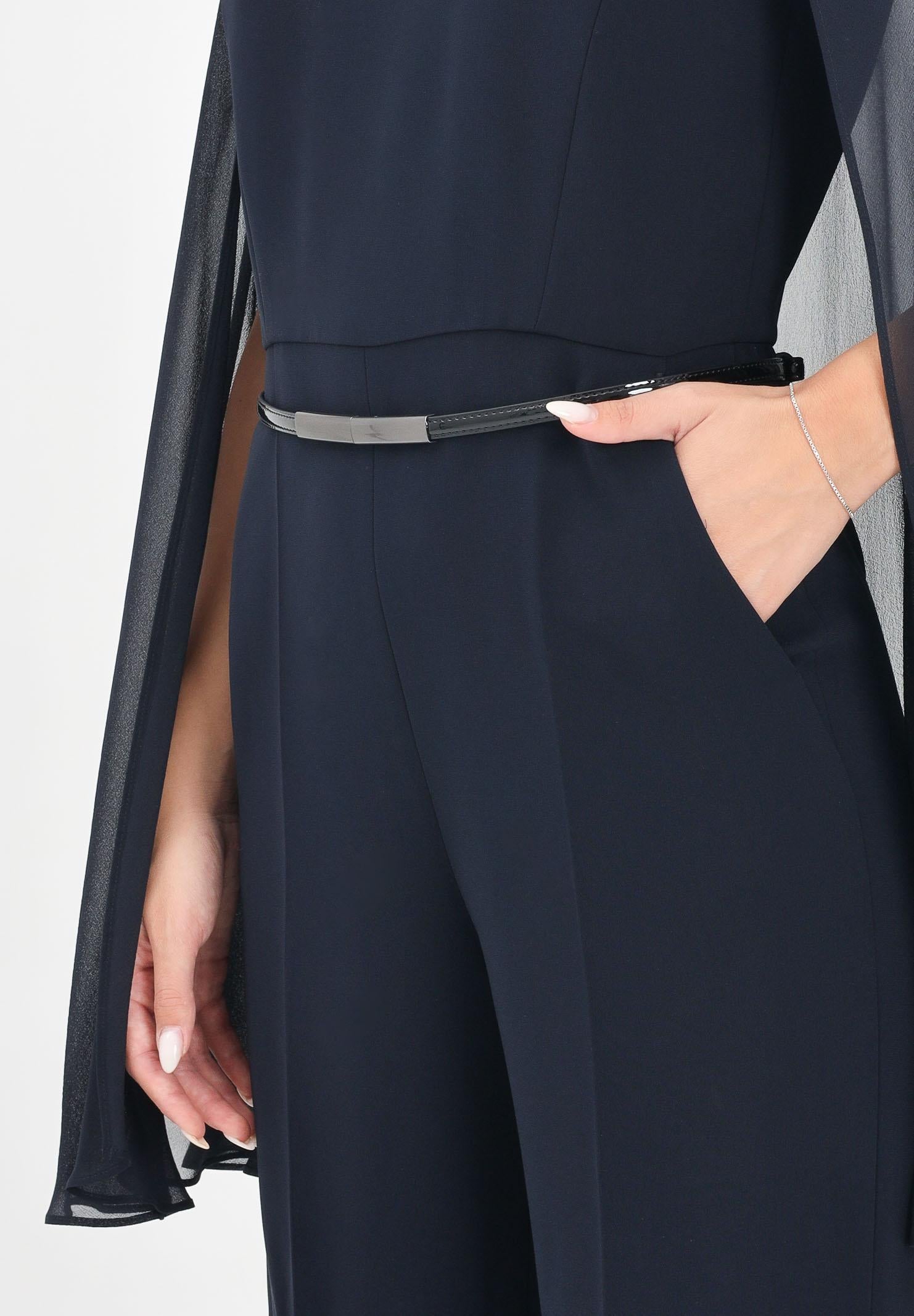 MAX MARA Tuta elegante Vertice blu da donna 2526246013600 005 MAX MARA 