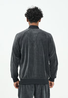 ADIDAS ORIGINALS Felpa con zip in velluto Adicolor SST nera da uomo JX1559  ADIDAS ORIGINALS 