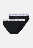 Slip (2 paia) neri da uomo con elastico logato A2EM3703UW1 99 GCDS 