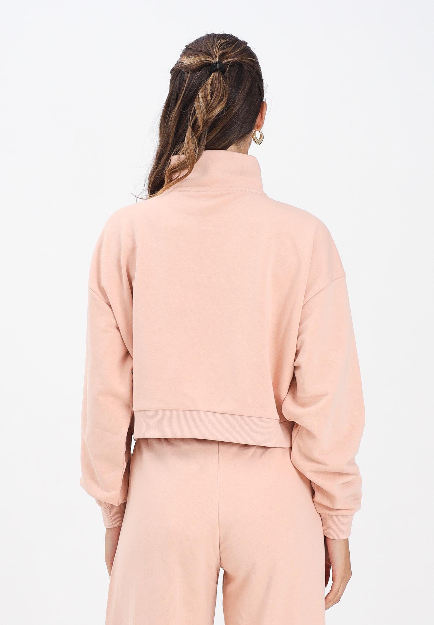 NEW ERA Felpa mezza zip New York Yankees MLB Tonal rosa da donna 60684430 . NEW ERA 