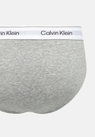 CALVIN KLEIN Slip (3 paia) bianco, grigio e nero da uomo con logo LV00NB4388 MP1 CALVIN KLEIN 