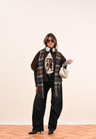 VICOLO T-shirt a manica corta bianca da donna con stampa bassotto RF0486 BI VICOLO 