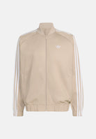 ADIDAS ORIGINALS felpa con zip SST Adicolor Classics Cotton Twill Tracktop khaki three beige, colore basico beige, uomo. KR1369 . ADIDAS ORIGINALS 