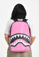 SPRAYGROUND Zaino PINK AND BLACK DRIP CHECK DLXSV rosa da donna 910B7694NSZ  SPRAYGROUND 