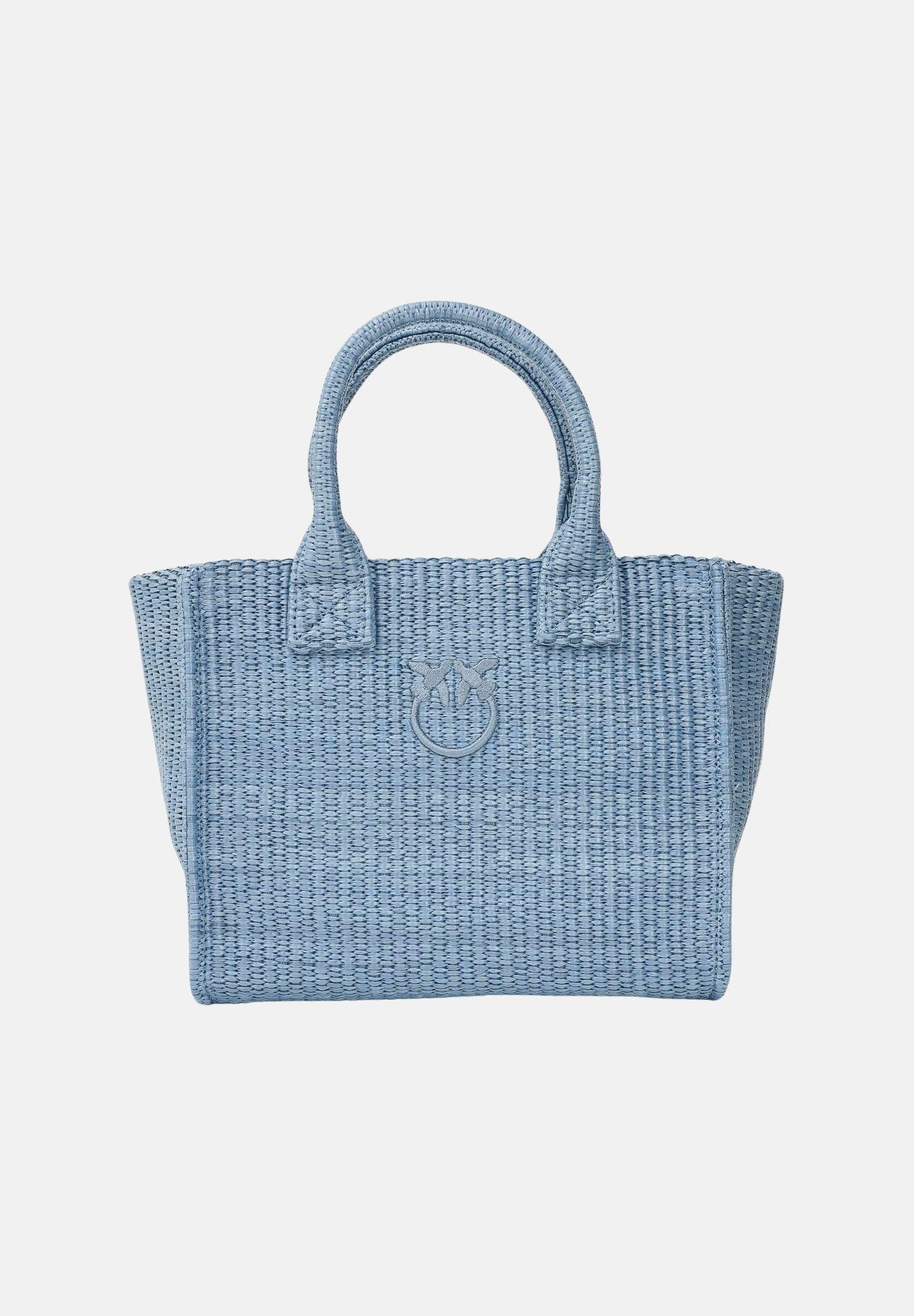 PINKO Borsa a mano Beach azzurra da donna 106832A39Y E5Y PINKO 