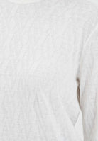 ARMANI EXCHANGE Maglionciono girocollo bianco da donna con logo all-over XW001317AF16619 F0060 ARMANI EXCHANGE 