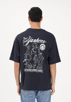 NEW ERA T-shirt a manica corta Oversized New York Yankees MLB Baseball Graphic blu per uomo e donna 60771579 . NEW ERA 
