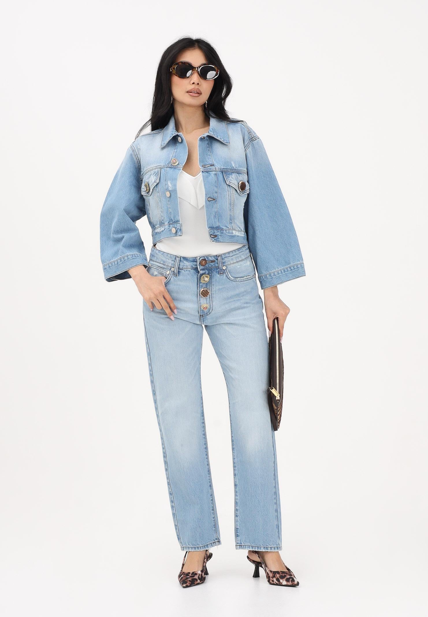 VICOLO Jeans Zoe in denim chiaro da donna DAB5106 DECH VICOLO 