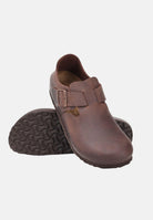 BIRKENSTOCK Mocassini London marroni da uomo 166533 . BIRKENSTOCK 