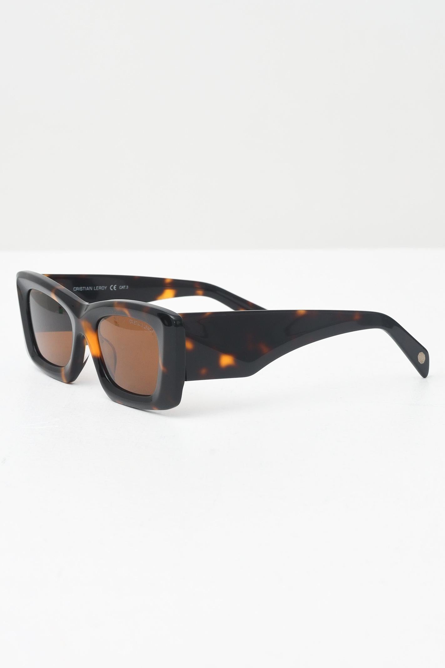 CRISTIAN LEROY Occhiali da sole tartarugati da donna 25064 02 CRISTIAN LEROY 