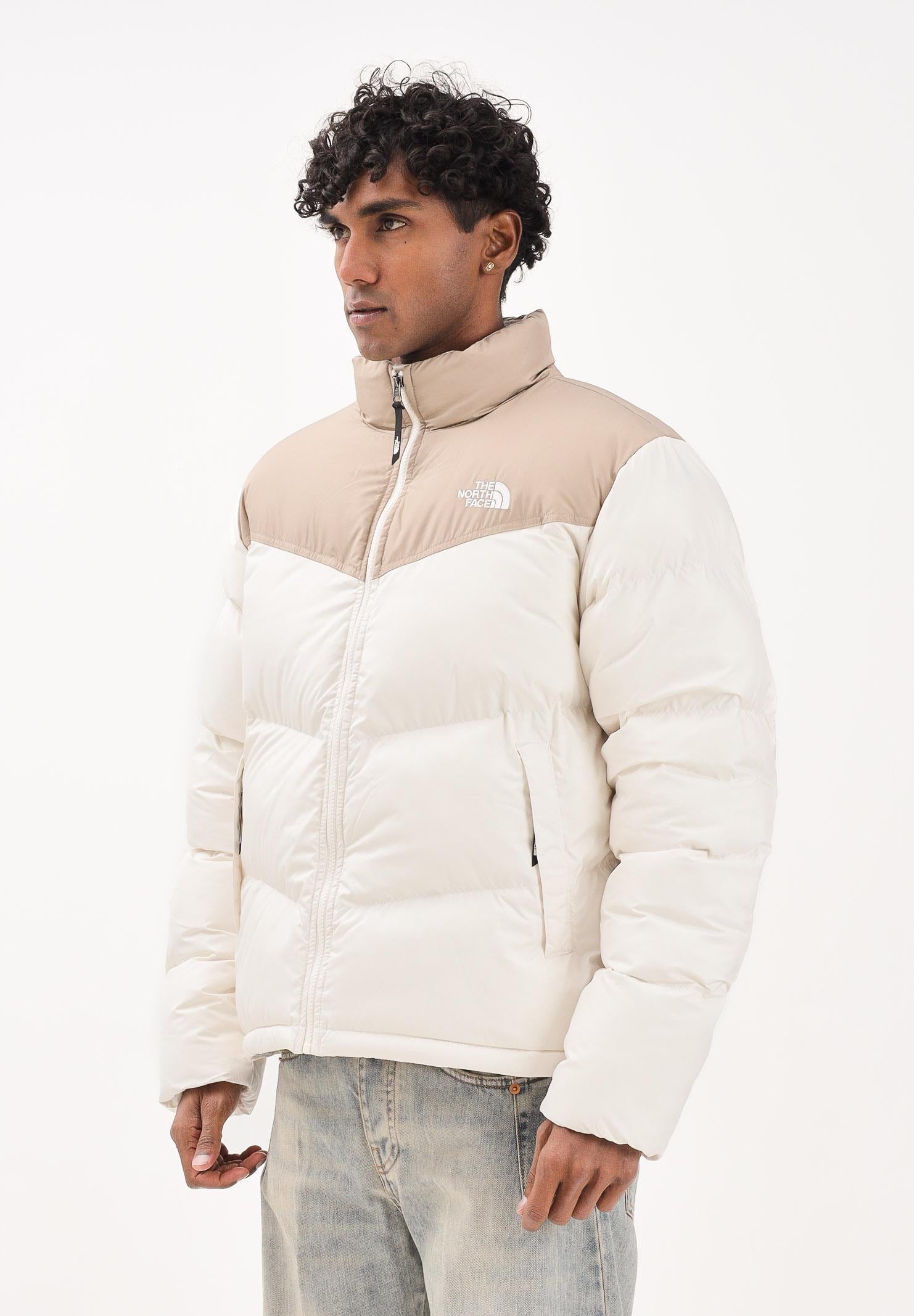 THE NORTH FACE Piumino Saikuru panna e beige da uomo NF0A853IDHS1  THE NORTH FACE 