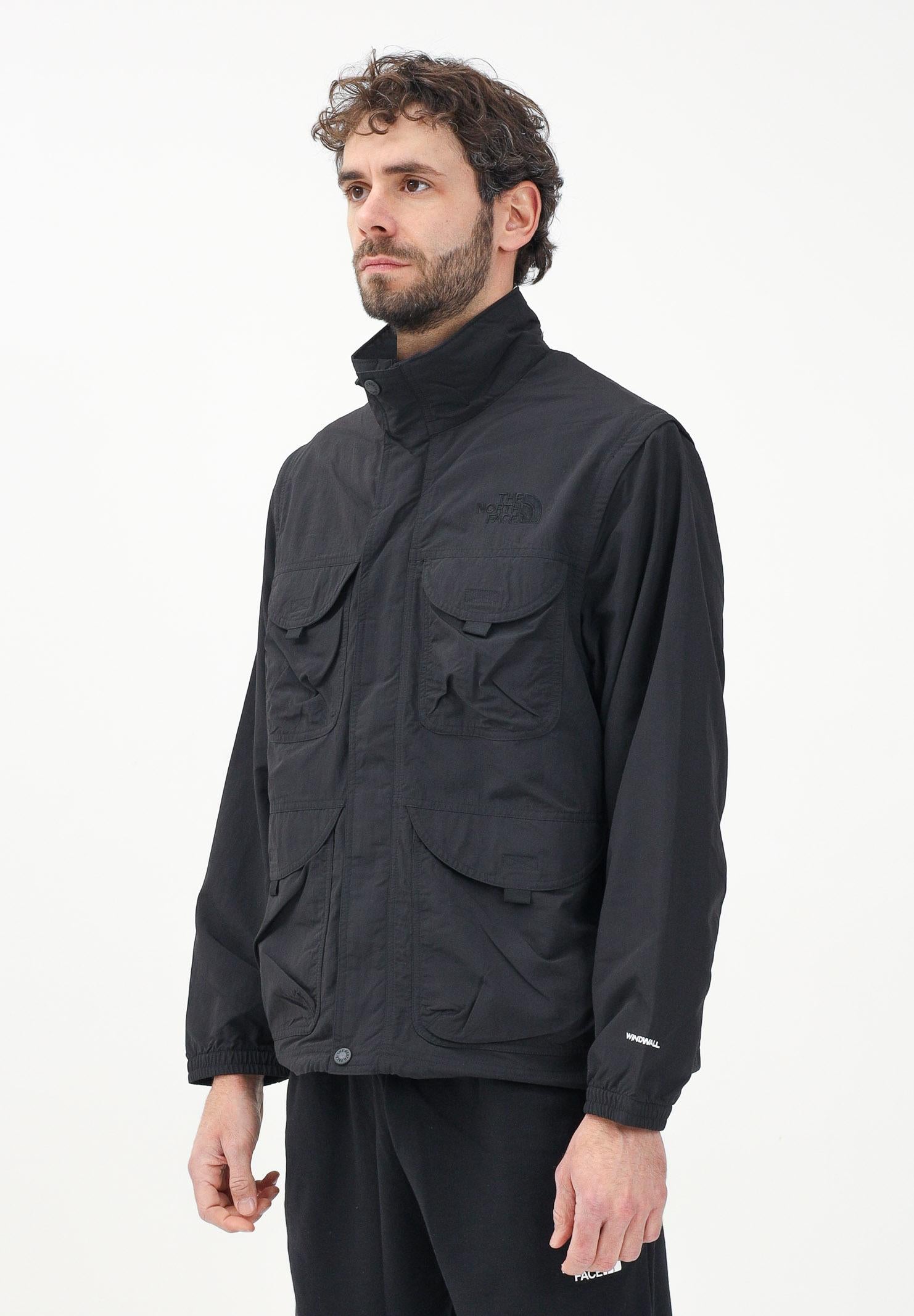 THE NORTH FACE Giacca a vento Convertible nera da uomo NF0A8BJFJK31  THE NORTH FACE 