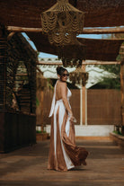 SANTAS Abito lungo MOUSSE panna da donna PV25022 CAMMELLO SANTAS 