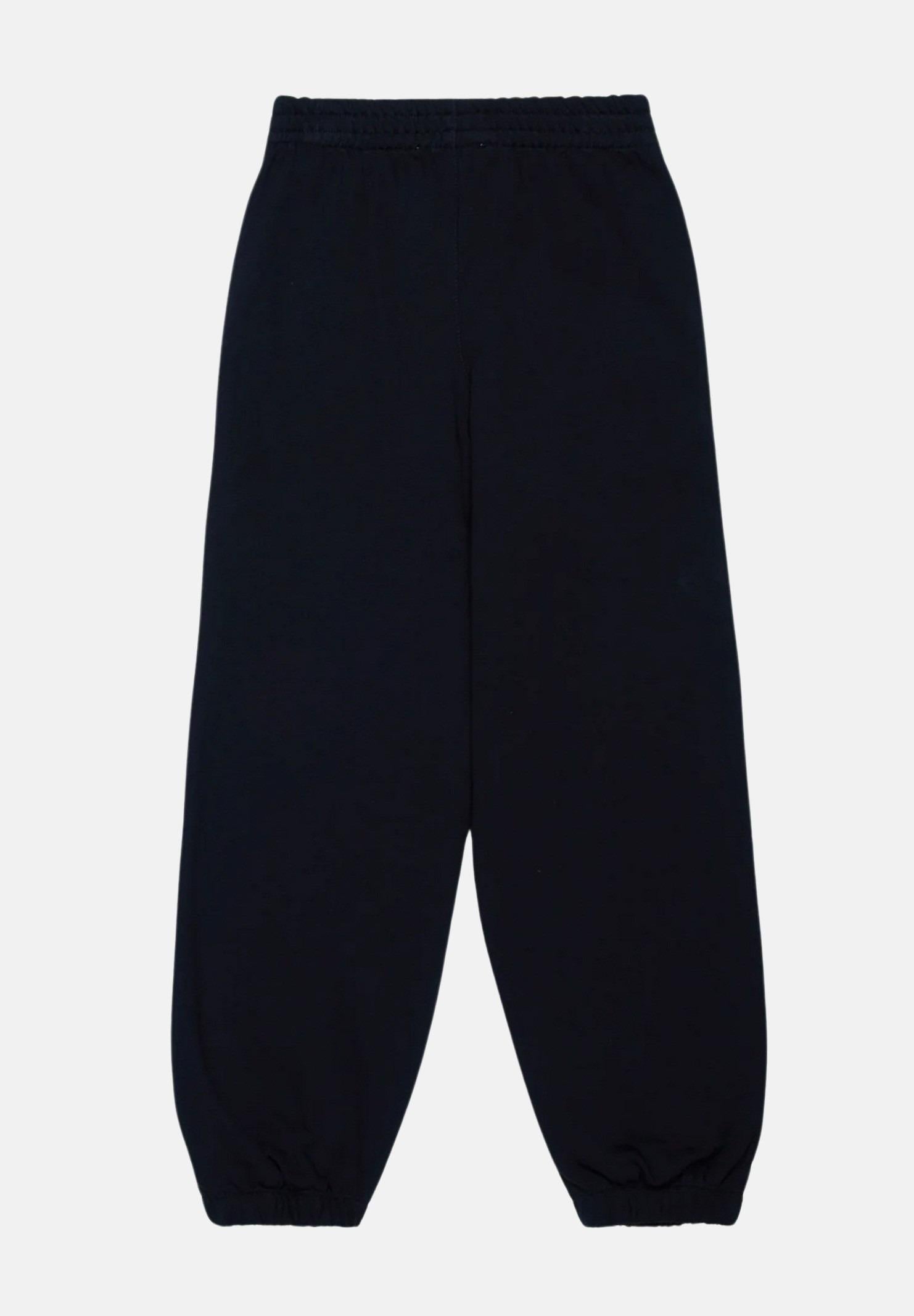 Pantalone sportivo nero per donna e bambina con stampa a contrasto M01219M00RE 0M900 MARNI 