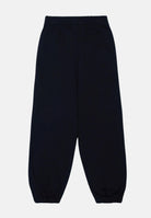 Pantalone sportivo nero per donna e bambina con stampa a contrasto M01219M00RE 0M900 MARNI 