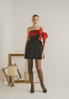 SANTAS Abito corto GRÂCE nero da donna PV2617 RONE SANTAS 