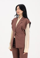 PINKO Gilet marrone da donna 106509A2W6 L78 PINKO 