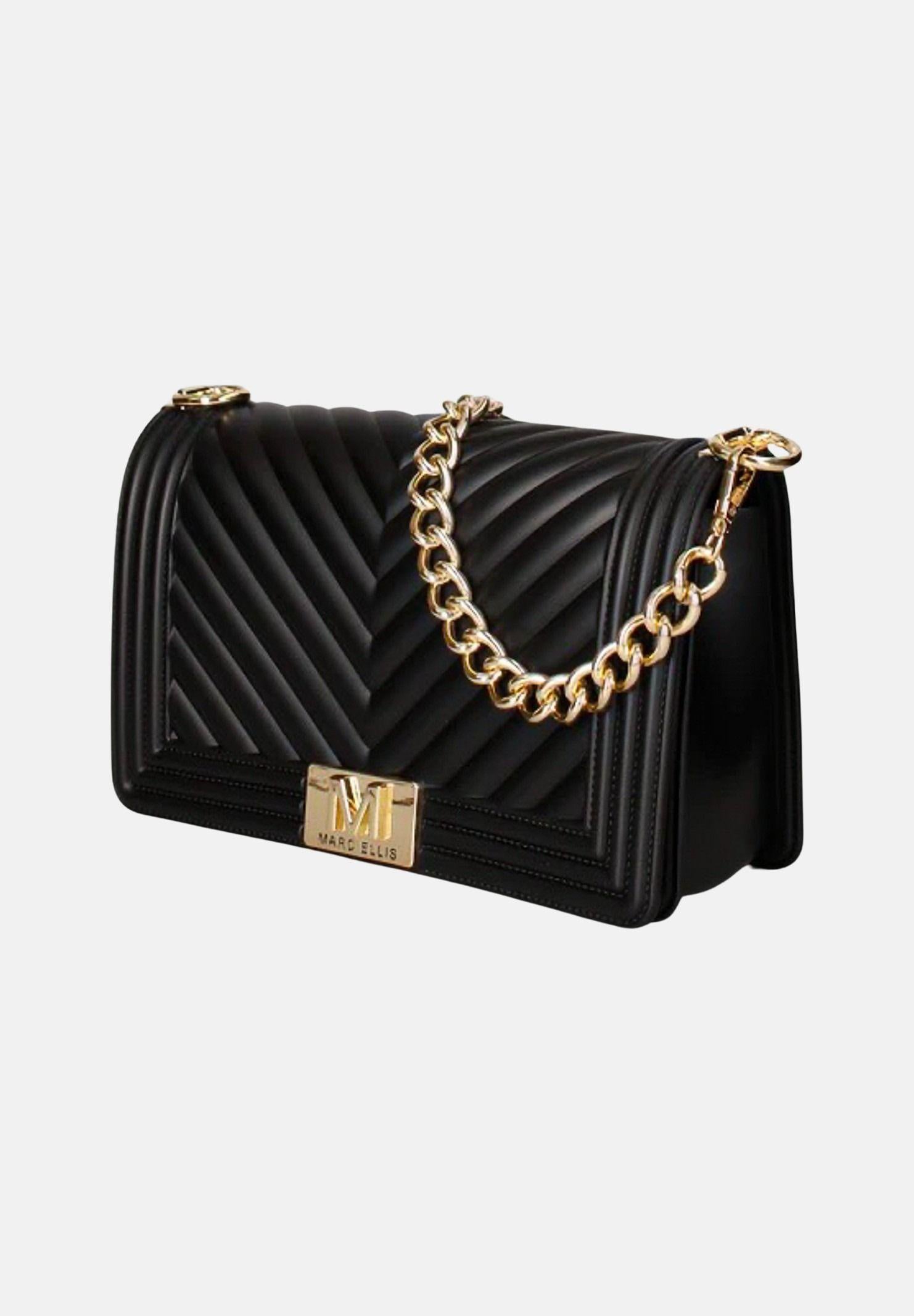MARC ELLIS Borsa a tracolla Flat M 26 nera da donna FLAT-M-26 BLLIGO MARC ELLIS 