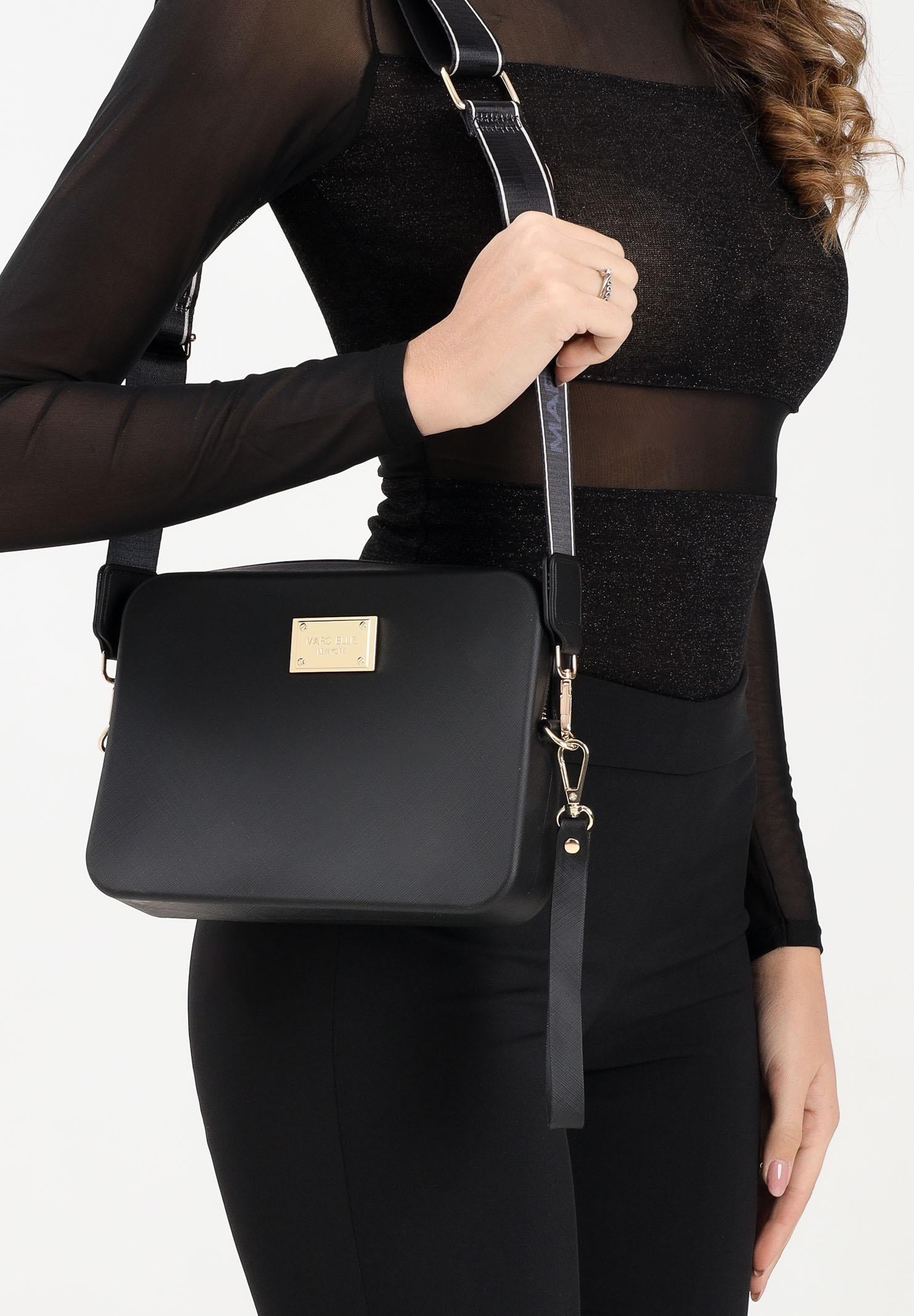 MARC ELLIS Pochette FLAT-FLOWE nera da donna