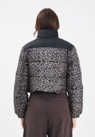 TOMMY JEANS Piumino Leopard Ripstop Relaxed Cropped nero da donna DW0DW219670HD  TOMMY JEANS 