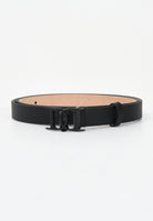 DSQUARED2 Cintura nera da donna in vera pelle con fibbia D2 DQ3119D0AFH DQ900 DSQUARED2 