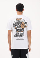 DISCLAIMER T-shirt a manica corta bianca da uomo con stampa sul retro 26EDS55535 BI DISCLAIMER 
