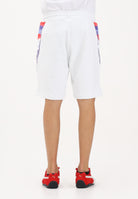 AUSTRALIAN Shorts sportivo bianco da uomo con inserti decorativi ARUSH0013GORA01 002 AUSTRALIAN 